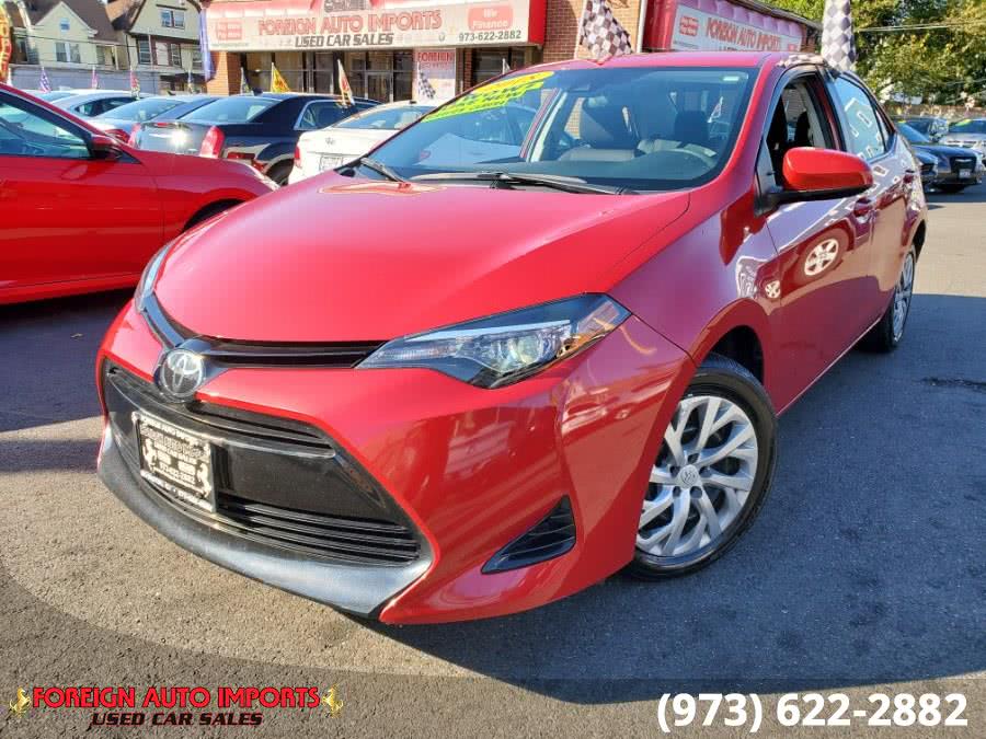 2018 Toyota Corolla LE CVT (Natl), available for sale in Irvington, New Jersey | Foreign Auto Imports. Irvington, New Jersey