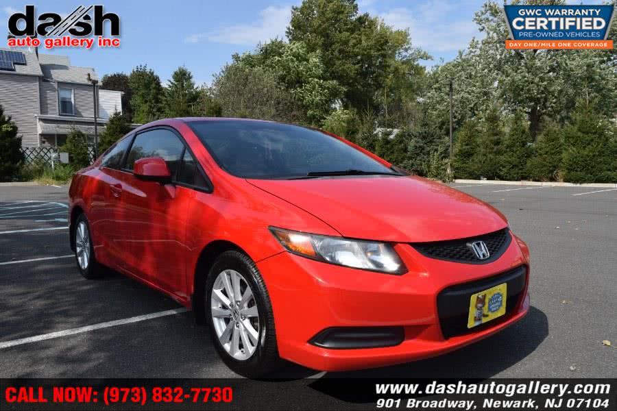 2012 Honda Civic Cpe 2dr Auto EX, available for sale in Newark, New Jersey | Dash Auto Gallery Inc.. Newark, New Jersey