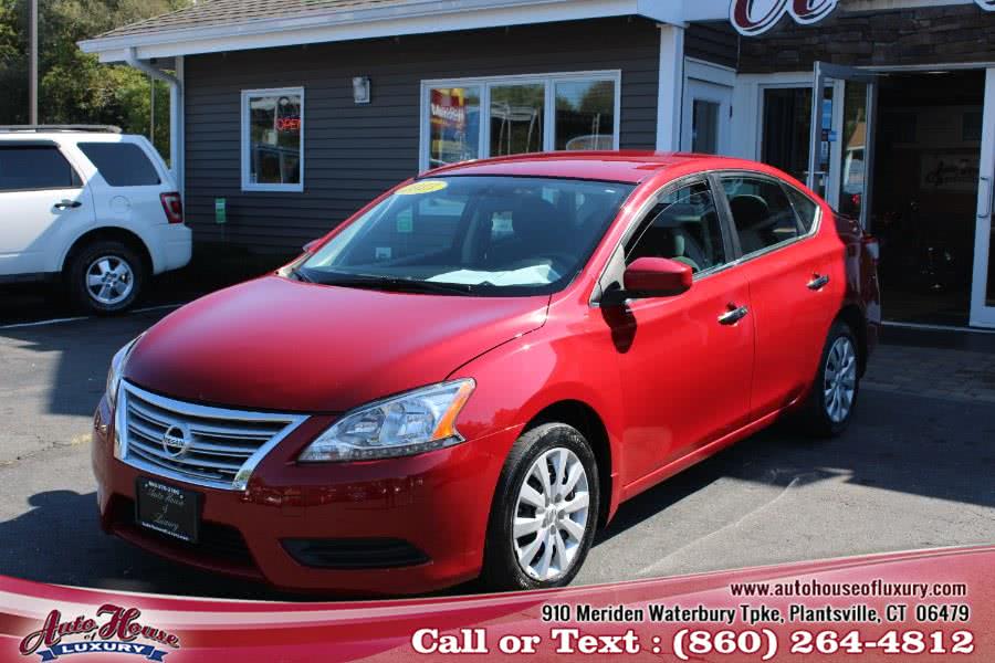 2013 Nissan Sentra 4dr Sdn I4 CVT SV, available for sale in Plantsville, Connecticut | Auto House of Luxury. Plantsville, Connecticut