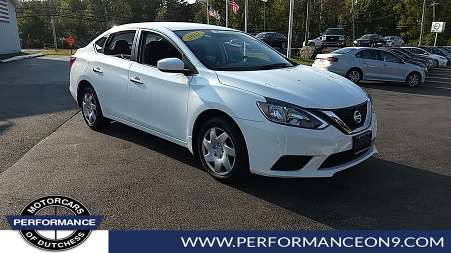 2017 Nissan Sentra SV CVT, available for sale in Wappingers Falls, New York | Performance Motor Cars. Wappingers Falls, New York