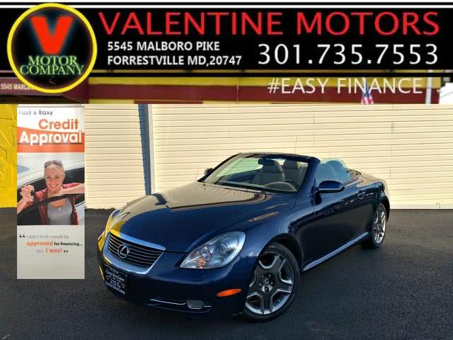 2006 Lexus Sc 430 , available for sale in Forestville, Maryland | Valentine Motor Company. Forestville, Maryland