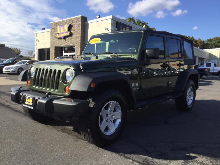 2009 Jeep Wrangler Unlimited 4WD 4dr X, available for sale in Plantsville, Connecticut | L&S Automotive LLC. Plantsville, Connecticut