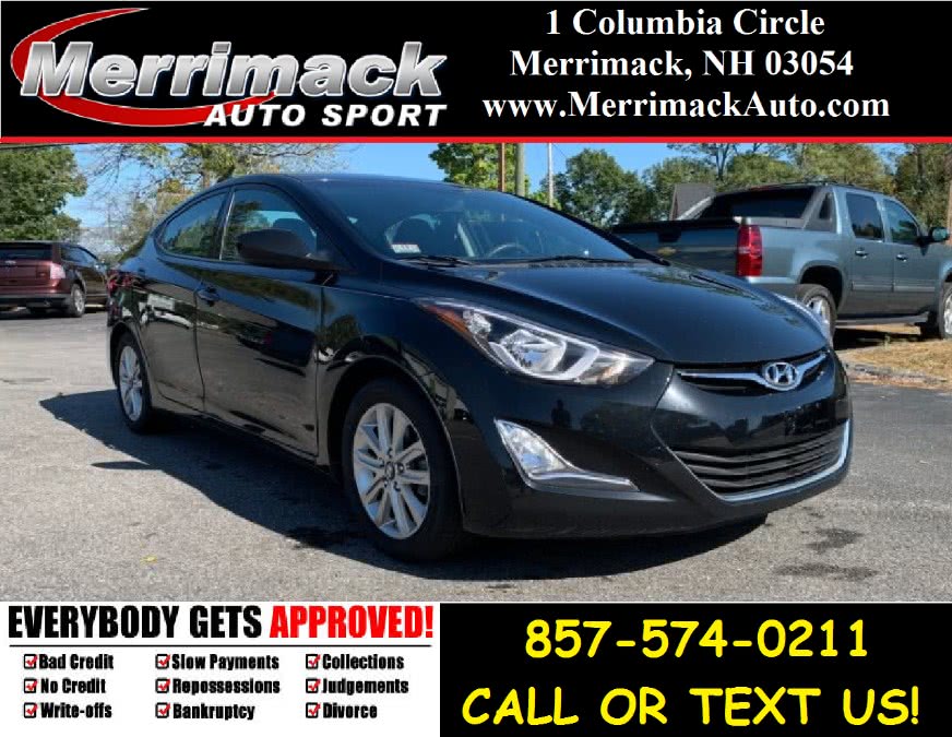 2015 Hyundai Elantra 4dr Sdn Auto SE (Ulsan Plant), available for sale in Merrimack, New Hampshire | Merrimack Autosport. Merrimack, New Hampshire