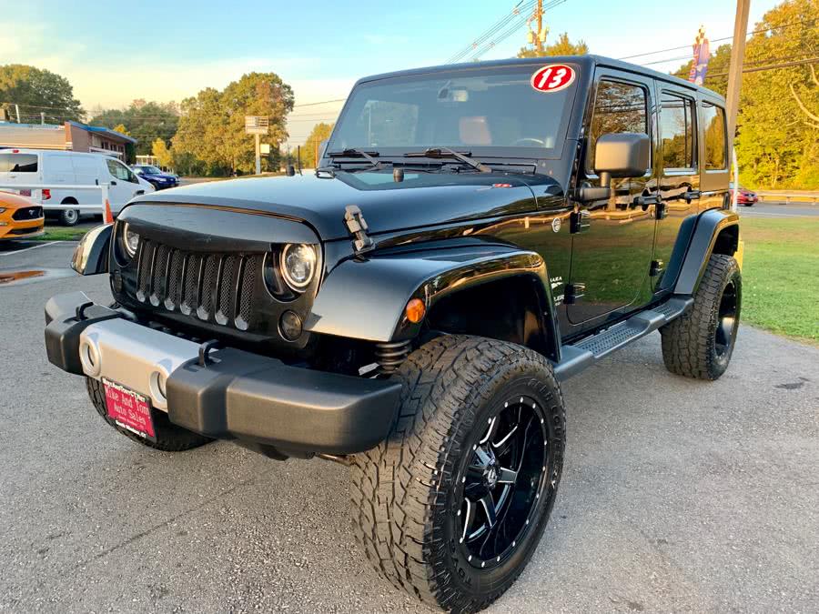 2013 Jeep Wrangler Unlimited 4WD 4dr Sahara, available for sale in South Windsor, Connecticut | Mike And Tony Auto Sales, Inc. South Windsor, Connecticut