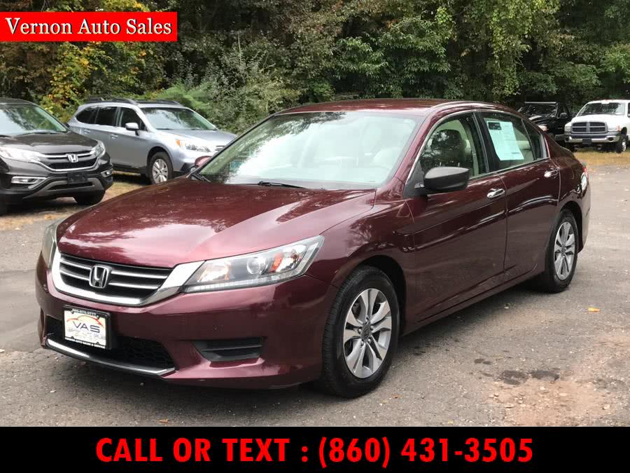 2014 Honda Accord Sedan 4dr I4 CVT LX, available for sale in Manchester, Connecticut | Vernon Auto Sale & Service. Manchester, Connecticut