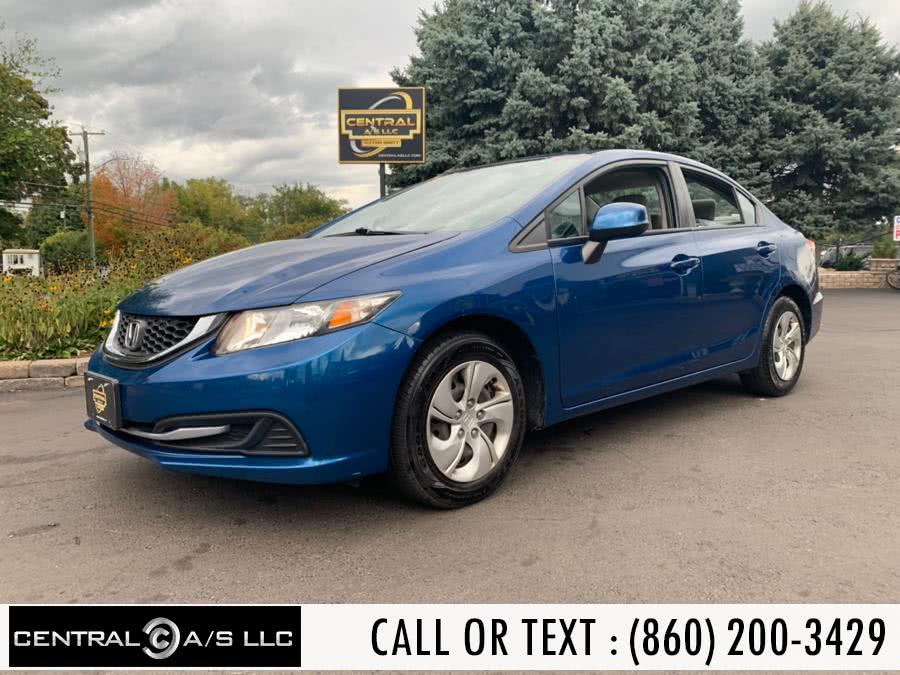 2013 Honda Civic Sdn 4dr Auto LX, available for sale in East Windsor, Connecticut | Central A/S LLC. East Windsor, Connecticut