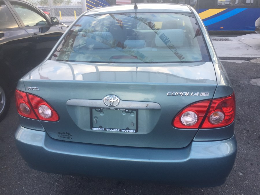 2005 Toyota Corolla 4dr Sdn LE Auto, available for sale in Middle Village, New York | Middle Village Motors . Middle Village, New York 2005 Toyota Corolla 4dr Sdn LE Auto, available for sale in Middle Village, New York | Middle Village Motors . Middle Village, New York