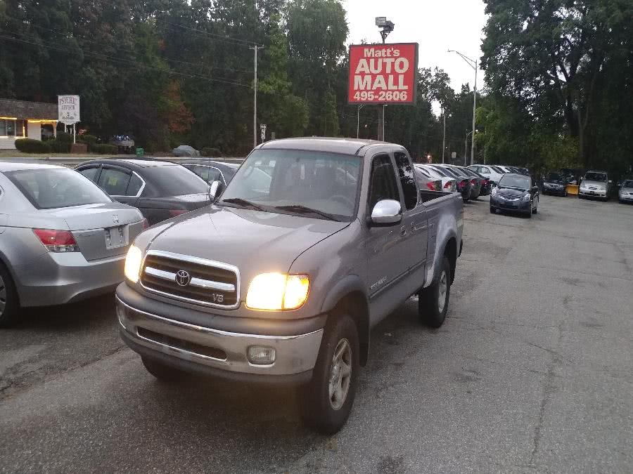 2001 Toyota Tundra Access Cab V8 Auto SR5 4WD (Natl), available for sale in Chicopee, Massachusetts | Matts Auto Mall LLC. Chicopee, Massachusetts