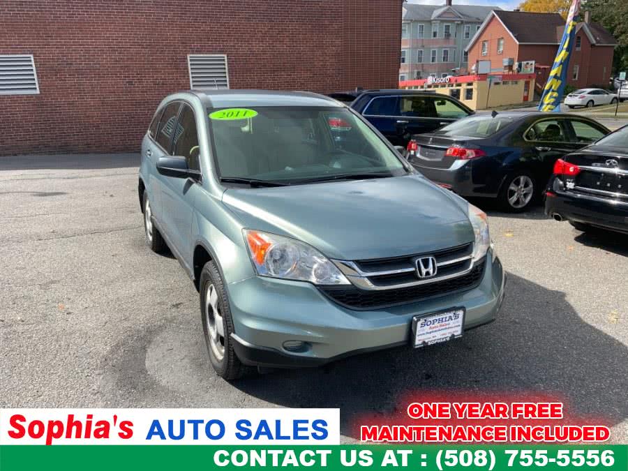 2011 Honda CR-V 4WD 5dr LX, available for sale in Worcester, Massachusetts | Sophia's Auto Sales Inc. Worcester, Massachusetts