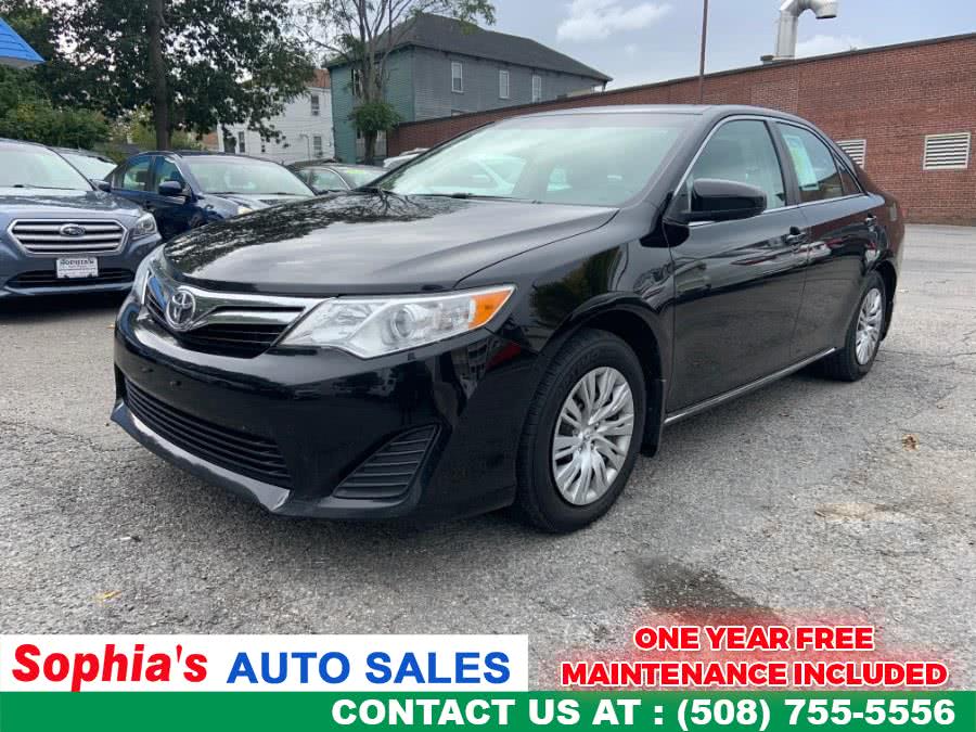 2013 Toyota Camry 4dr Sdn I4 Auto LE, available for sale in Worcester, Massachusetts | Sophia's Auto Sales Inc. Worcester, Massachusetts