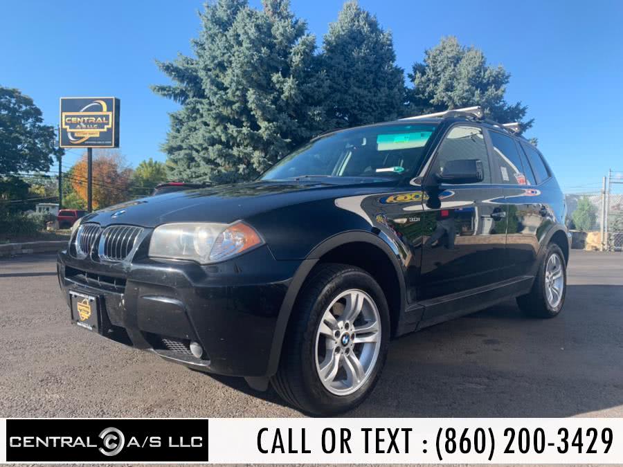 2006 BMW X3 X3 4dr AWD 3.0i, available for sale in East Windsor, Connecticut | Central A/S LLC. East Windsor, Connecticut