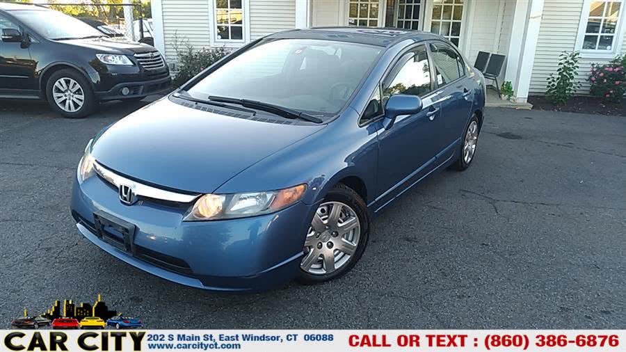2007 Honda Civic 2.4L Auto w/Sunroof, available for sale in East Windsor, Connecticut | Car City LLC. East Windsor, Connecticut