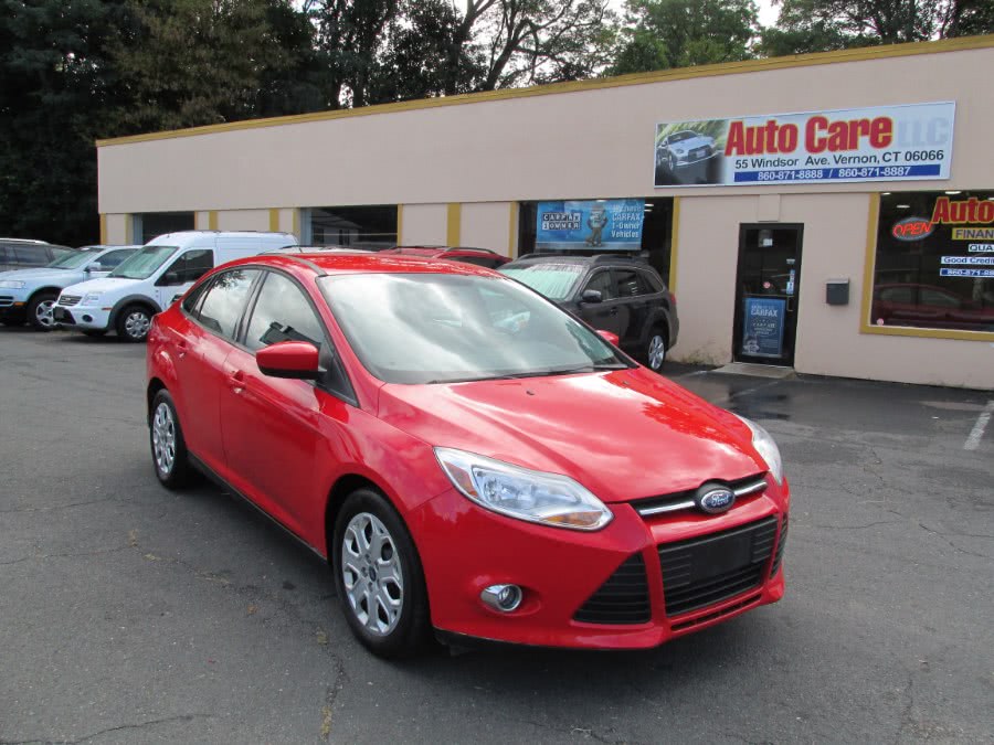 2012 Ford Focus 4dr Sdn SE, available for sale in Vernon , Connecticut | Auto Care Motors. Vernon , Connecticut