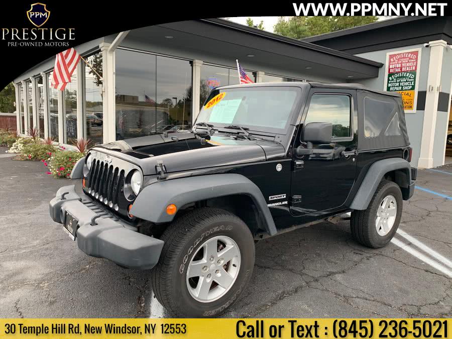 2012 Jeep Wrangler 4WD 2dr Sport, available for sale in New Windsor, New York | Prestige Pre-Owned Motors Inc. New Windsor, New York