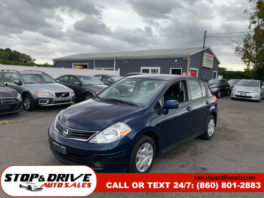 2012 Nissan Versa 5dr HB Auto 1.8 S, available for sale in East Windsor, Connecticut | Stop & Drive Auto Sales. East Windsor, Connecticut