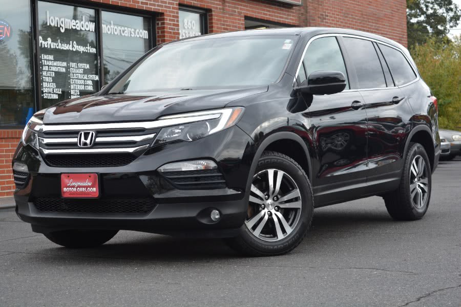 2016 Honda Pilot AWD 4dr EX-L w/RES, available for sale in ENFIELD, Connecticut | Longmeadow Motor Cars. ENFIELD, Connecticut