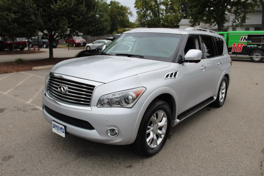 2012 INFINITI QX56 4WD 4dr 8-passenger, available for sale in East Windsor, Connecticut | Century Auto And Truck. East Windsor, Connecticut