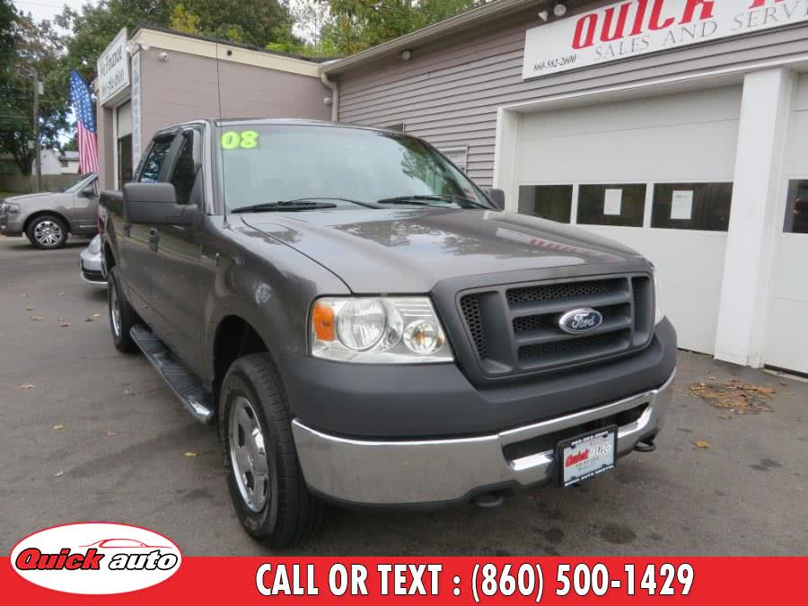 2008 Ford F-150 4WD SuperCrew 139" XL, available for sale in Bristol, Connecticut | Quick Auto LLC. Bristol, Connecticut
