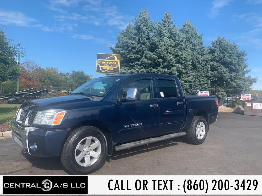 2007 Nissan Titan 4WD Crew Cab LE, available for sale in East Windsor, Connecticut | Central A/S LLC. East Windsor, Connecticut