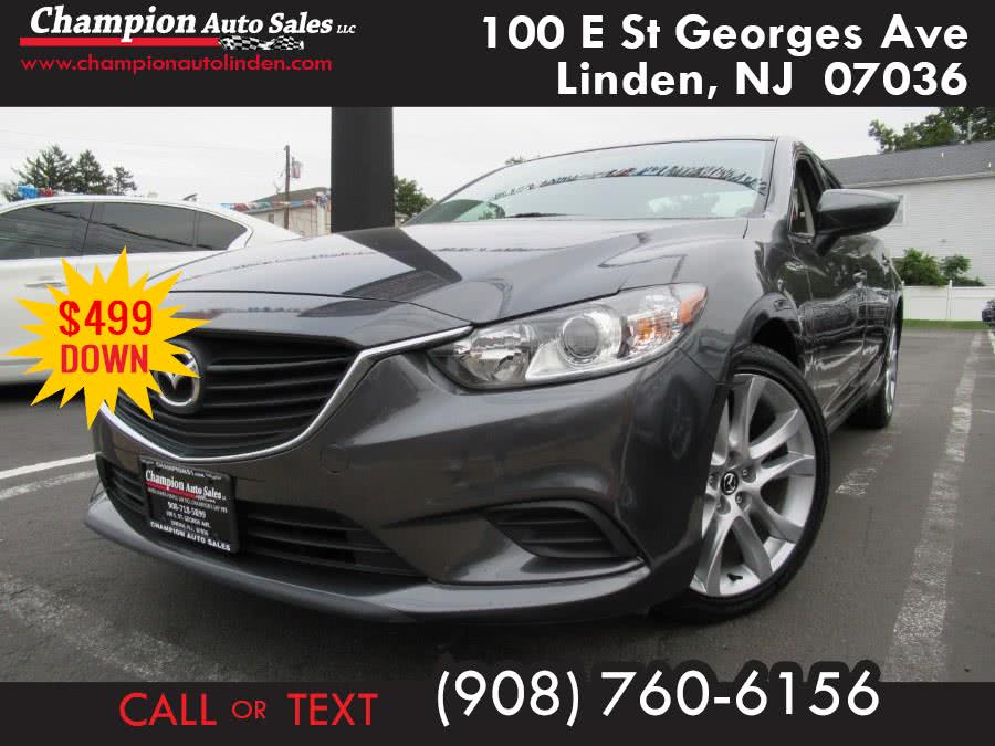 2016 Mazda Mazda6 4dr Sdn Auto i Touring, available for sale in Linden, New Jersey | Champion Used Auto Sales. Linden, New Jersey