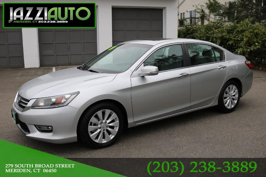 2013 Honda Accord Sdn 4dr I4 CVT EX-L w/Navi PZEV, available for sale in Meriden, Connecticut | Jazzi Auto Sales LLC. Meriden, Connecticut