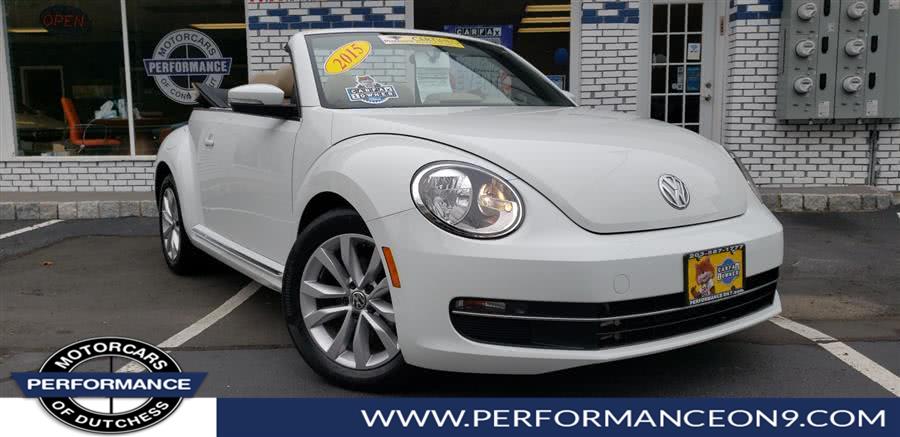 2015 Volkswagen Beetle Convertible 2dr DSG 2.0L TDI w/Sound/Nav *Ltd Avail*, available for sale in Wappingers Falls, New York | Performance Motor Cars. Wappingers Falls, New York 2015 Volkswagen Beetle Convertible 2dr DSG 2.0L TDI w/Sound/Nav *Ltd Avail*, available for sale in Wappingers Falls, New York | Performance Motor Cars. Wappingers Falls, New York
