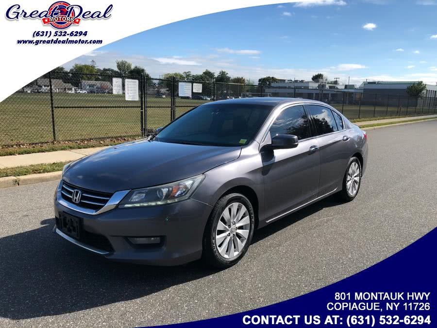 2014 Honda Accord Sedan 4dr V6 Auto EX-L, available for sale in Copiague, New York | Great Deal Motors. Copiague, New York
