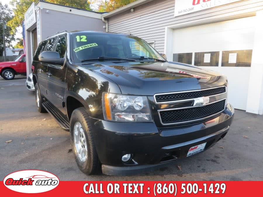 2012 Chevrolet Suburban 4WD 4dr 1500 LT, available for sale in Bristol, Connecticut | Quick Auto LLC. Bristol, Connecticut