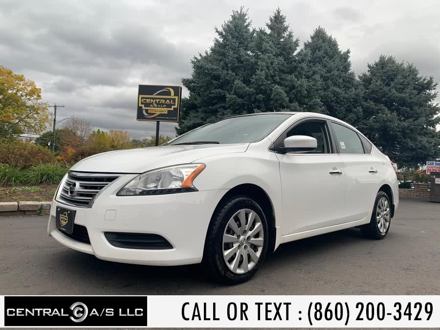 2015 Nissan Sentra 4dr Sdn I4 CVT S, available for sale in East Windsor, Connecticut | Central A/S LLC. East Windsor, Connecticut