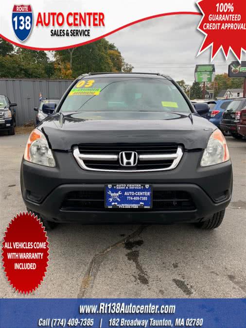 2003 Honda CR-V 4WD EX Auto, available for sale in Taunton, Massachusetts | Rt 138 Auto Center Inc . Taunton, Massachusetts 2003 Honda CR-V 4WD EX Auto, available for sale in Taunton, Massachusetts | Rt 138 Auto Center Inc . Taunton, Massachusetts
