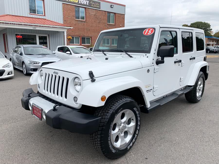 2015 Jeep Wrangler Unlimited 4WD 4dr Sahara, available for sale in South Windsor, Connecticut | Mike And Tony Auto Sales, Inc. South Windsor, Connecticut