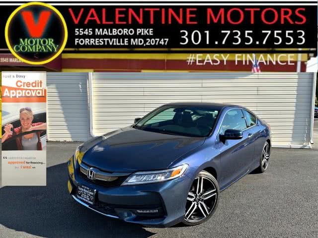 2016 Honda Accord Coupe Touring, available for sale in Forestville, Maryland | Valentine Motor Company. Forestville, Maryland