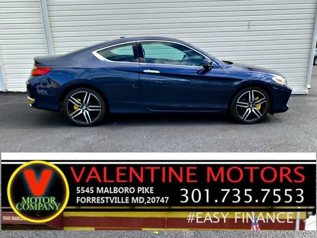2016 Honda Accord Coupe Touring, available for sale in Forestville, Maryland | Valentine Motor Company. Forestville, Maryland 2016 Honda Accord Coupe Touring, available for sale in Forestville, Maryland | Valentine Motor Company. Forestville, Maryland