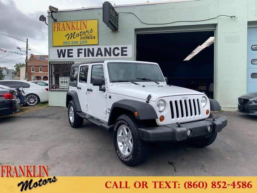 2011 Jeep Wrangler Unlimited 4WD 4dr Sport, available for sale in Hartford, Connecticut | Franklin Motors Auto Sales LLC. Hartford, Connecticut