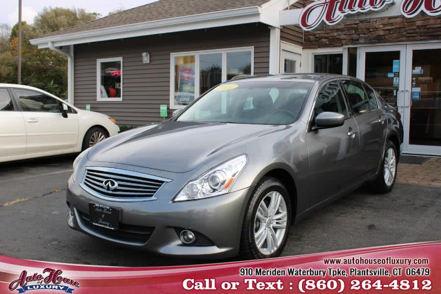 2011 Infiniti G25 Sedan 4dr x AWD, available for sale in Plantsville, Connecticut | Auto House of Luxury. Plantsville, Connecticut