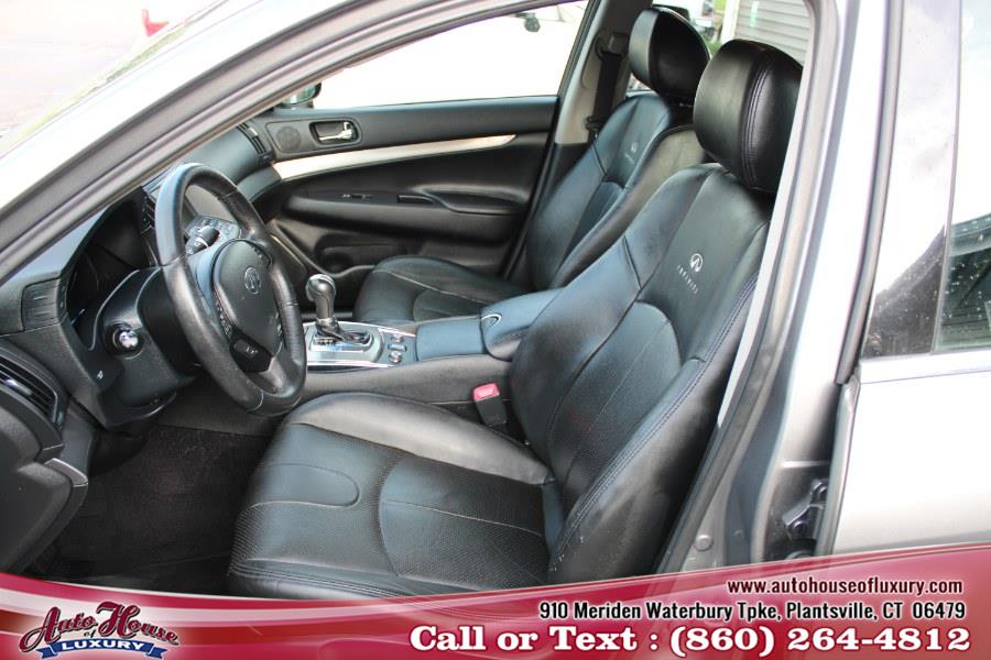 2011 Infiniti G25 Sedan 4dr x AWD, available for sale in Plantsville, Connecticut | Auto House of Luxury. Plantsville, Connecticut 2011 Infiniti G25 Sedan 4dr x AWD, available for sale in Plantsville, Connecticut | Auto House of Luxury. Plantsville, Connecticut