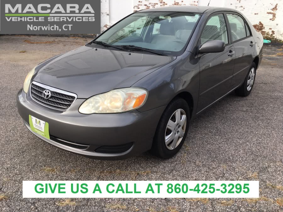 2006 Toyota Corolla 4dr Sdn LE Auto, available for sale in Norwich, Connecticut | MACARA Vehicle Services, Inc. Norwich, Connecticut
