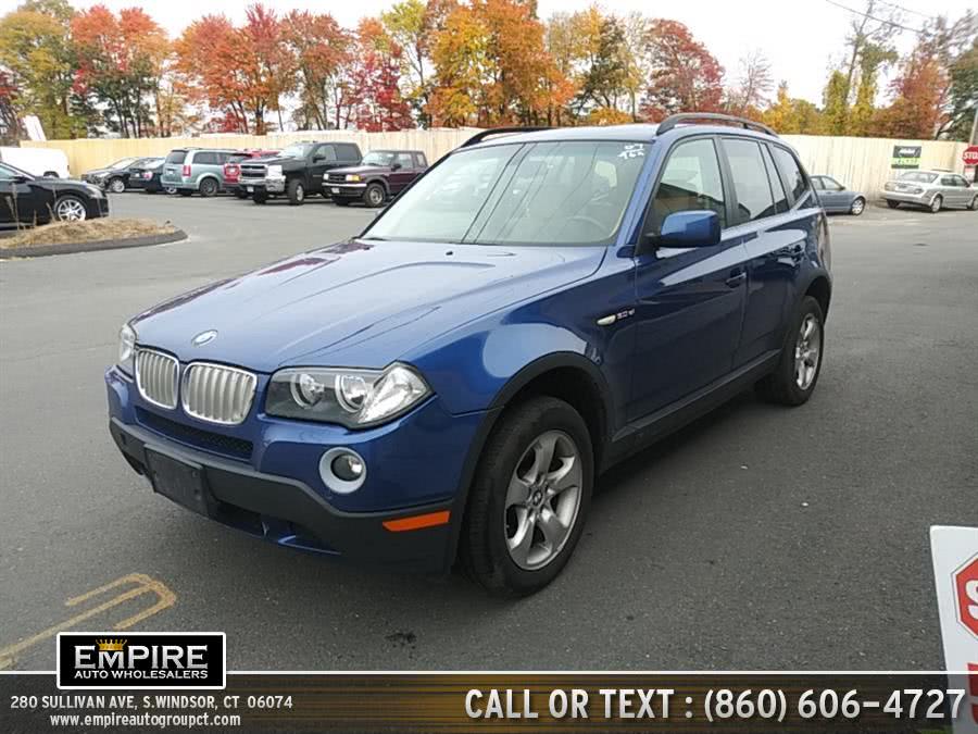 2007 BMW X3 AWD 4dr 3.0si, available for sale in S.Windsor, Connecticut | Empire Auto Wholesalers. S.Windsor, Connecticut