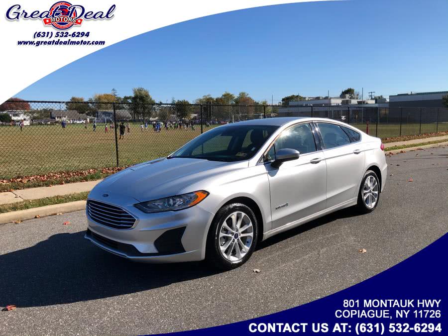 2019 Ford Fusion Hybrid SE FWD, available for sale in Copiague, New York | Great Deal Motors. Copiague, New York