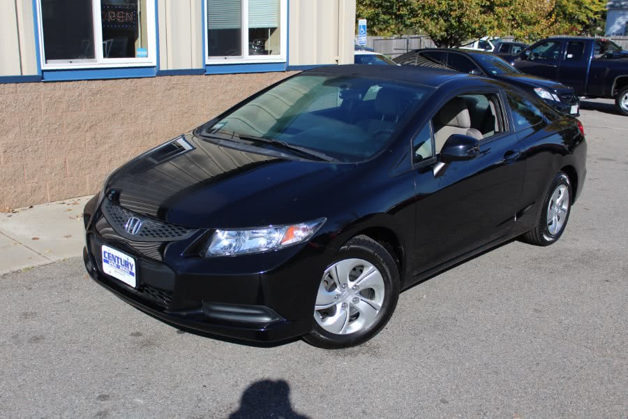 2013 Honda Civic Cpe 2dr Auto LX, available for sale in East Windsor, Connecticut | Century Auto And Truck. East Windsor, Connecticut