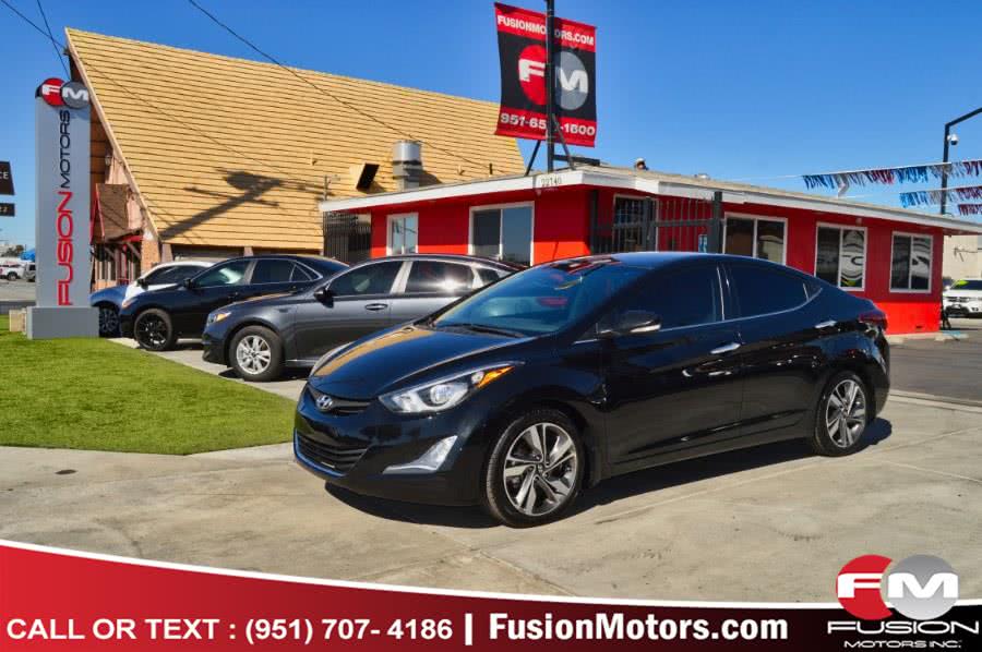 2014 Hyundai Elantra 4dr Sdn Auto Limited (Alabama Plant), available for sale in Moreno Valley, California | Fusion Motors Inc. Moreno Valley, California