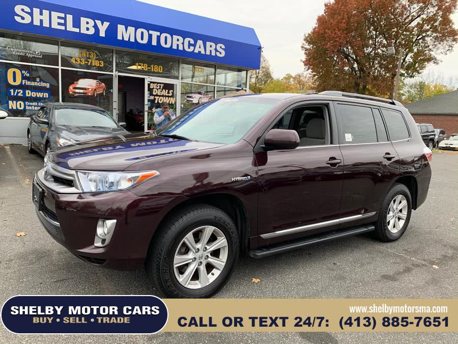 2013 Toyota Highlander Hybrid 4WD 4dr (Natl), available for sale in Springfield, Massachusetts | Shelby Motor Cars. Springfield, Massachusetts