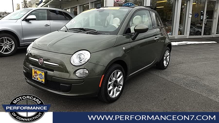 2017 FIAT 500c Pop Cabrio, available for sale in Wilton, Connecticut | Performance Motor Cars Of Connecticut LLC. Wilton, Connecticut