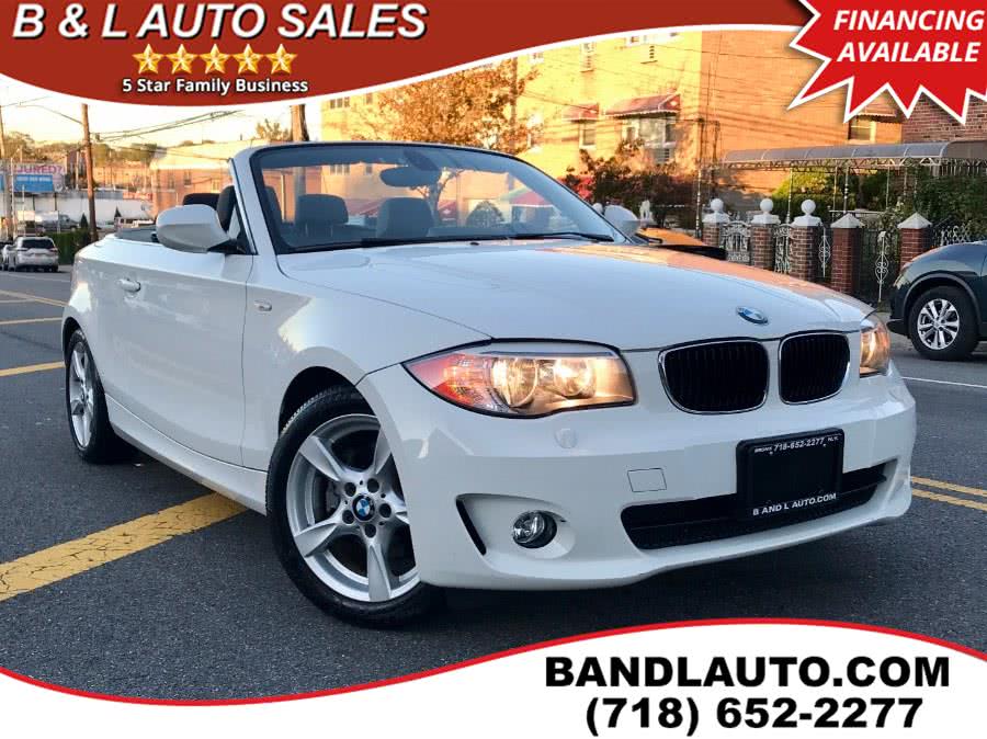 2013 BMW 1 Series 2dr Conv 128i, available for sale in Bronx, New York | B & L Auto Sales LLC. Bronx, New York