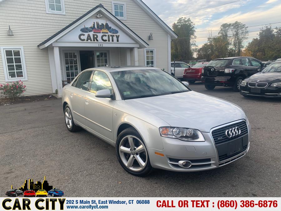2007 Audi A4 2007.5 4dr Sdn Auto 3.2L quattro, available for sale in East Windsor, Connecticut | Car City LLC. East Windsor, Connecticut 2007 Audi A4 2007.5 4dr Sdn Auto 3.2L quattro, available for sale in East Windsor, Connecticut | Car City LLC. East Windsor, Connecticut