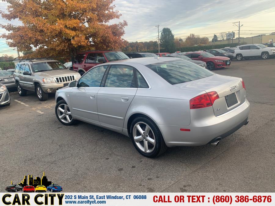 2007 Audi A4 2007.5 4dr Sdn Auto 3.2L quattro, available for sale in East Windsor, Connecticut | Car City LLC. East Windsor, Connecticut 2007 Audi A4 2007.5 4dr Sdn Auto 3.2L quattro, available for sale in East Windsor, Connecticut | Car City LLC. East Windsor, Connecticut