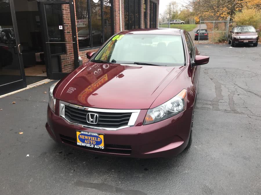 2008 Honda Accord Sdn 4dr I4 Auto LX-P, available for sale in Middletown, Connecticut | Newfield Auto Sales. Middletown, Connecticut