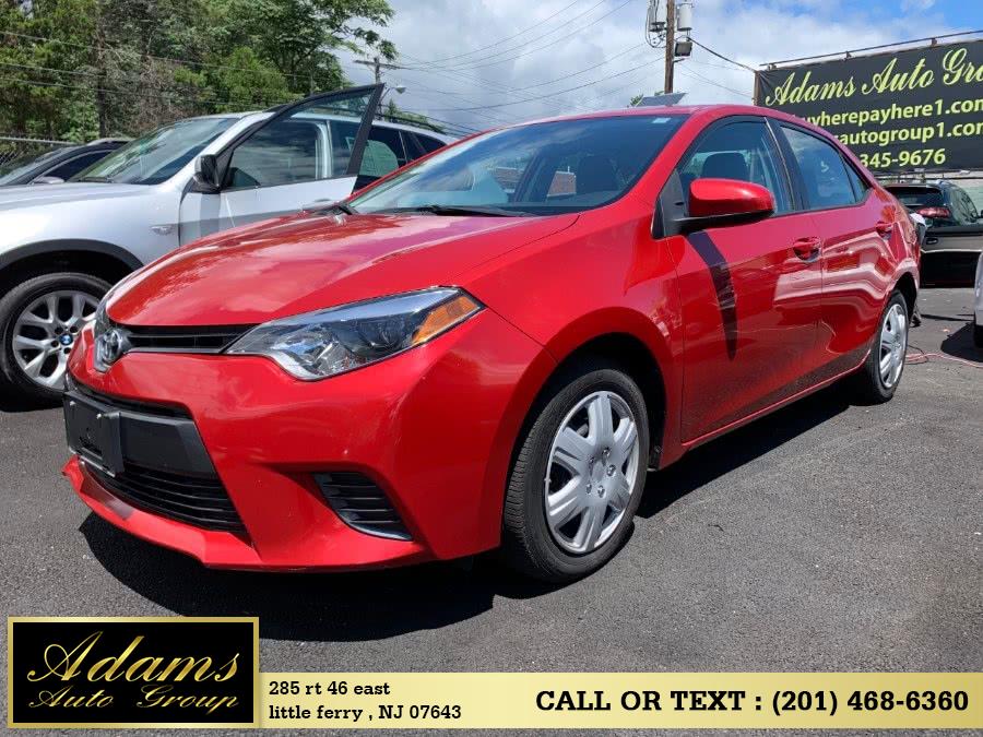 2016 Toyota Corolla 4dr Sdn CVT S Premium (Natl), available for sale in Little Ferry , New Jersey | Adams Auto Group . Little Ferry , New Jersey