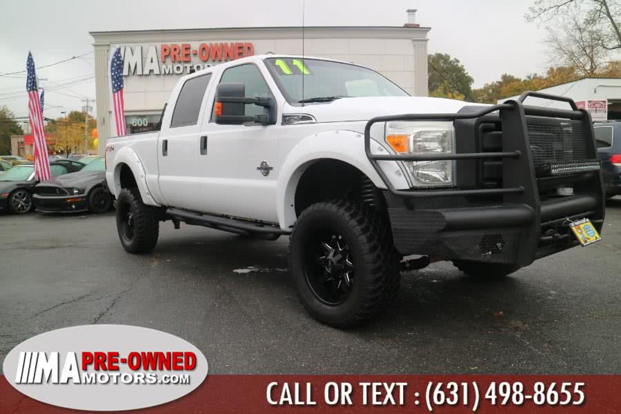 2011 Ford Super Duty F-250 SRW diesel 4WD Crew Cab 156" XLT, available for sale in Huntington Station, New York | M & A Motors. Huntington Station, New York