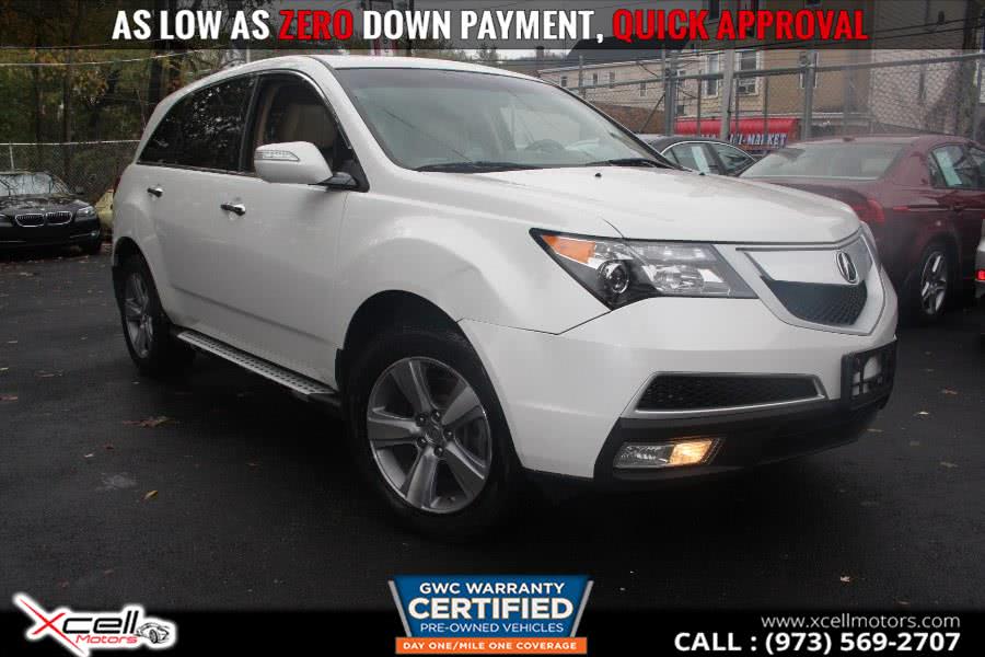 2012 Acura MDX AWD 4dr Tech Pkg, available for sale in Paterson, New Jersey | Xcell Motors LLC. Paterson, New Jersey